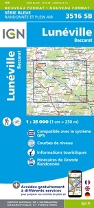  IGN - Lunéville-Baccarat - 1/25 000.