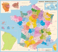  IGN - Poster France administrative - 1/1 400 000.