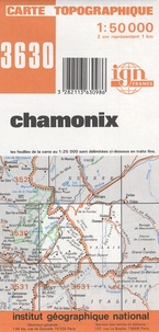  IGN - Chamonix - 1/50 000.