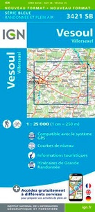  IGN - Vesoul, Villersexel - 1/25 000.