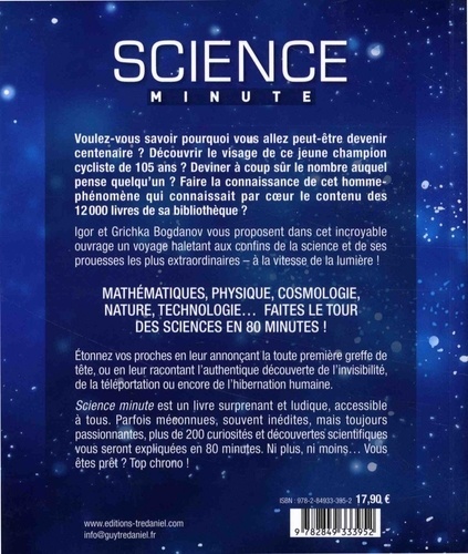 Science minute. Le tour des sciences en 80 minutes - Occasion