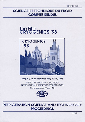  IIF-IIR - The Fifth Cryogenics '98 - Proceedings IIR International Conference, Prague 1998.