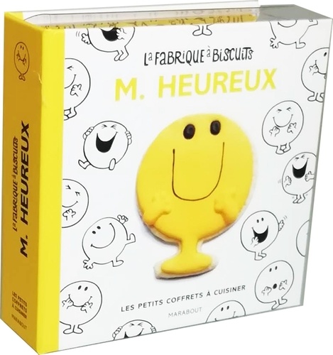 Coffret La fabrique à biscuits M. Heureux. Le livre de recette avec un emporte-pièce M. Heureux