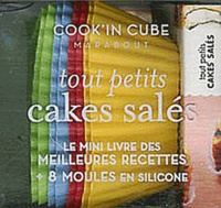 Ilona Chovancova - Tout petits cakes salés - Le mini-kit cuisine : 8 moules à mini-muffins en silicone.