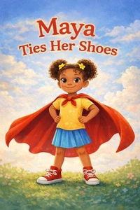 Maya Ties Her Shoes