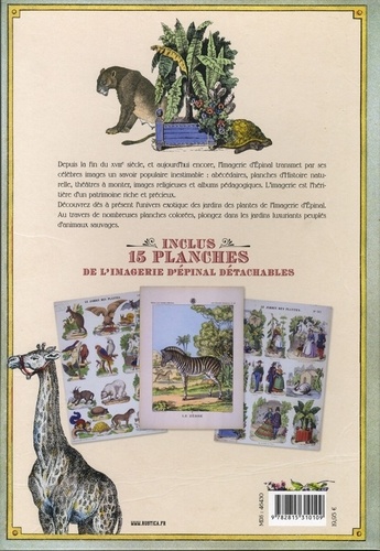 Jardin des plantes de l'imagerie d'Epinal. 15 planches détachables