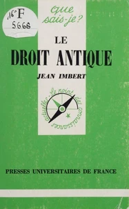 Le droit antique