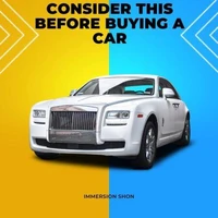 Consider This Before Buying  A  Car