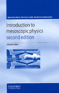 Introduction To Mesoscopic Physics. 2nd Edition