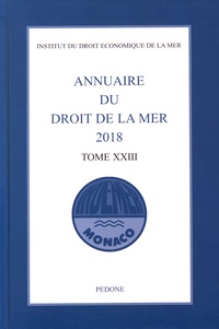  Indemer - Annuaire du droit de la mer - Tome 23.