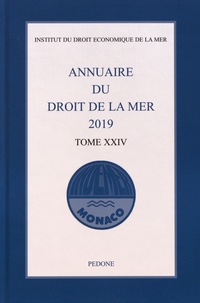  Indemer - Annuaire du droit de la mer - Tome 24.