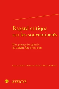 Regard critique sur les souverainetés