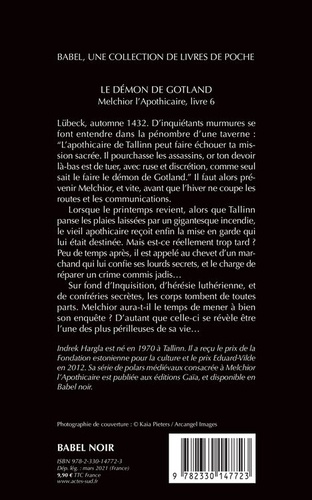 Melchior l'apothicaire Tome 6 Le Démon de Gotland