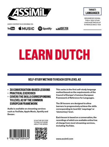 Learn Dutch A2. For Beginners