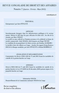 Revue congolaise de droit et des affaires