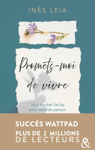Promets-moi de vivre. Your bucket list by your favorite person