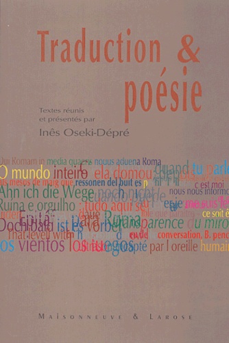 Inês Oseki-Dépré - Traduction & poésie.