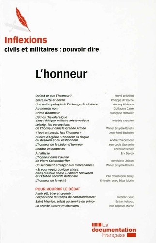  Ministère de la Défense - Inflexions N° 27 : L'honneur.