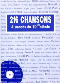 216 chansons à succès du 20ème siècle