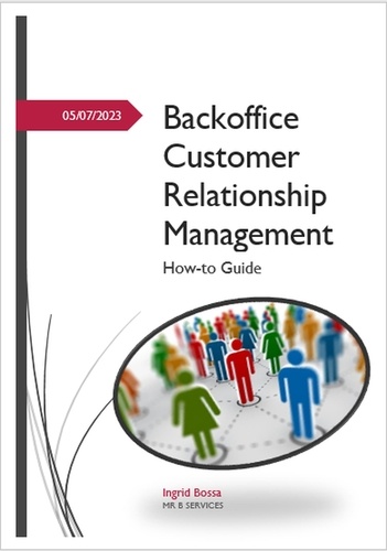  Ingrid Bossa - Backoffice Customer Relationship Managment.