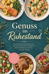 Genuss im Ruhestand: Das Kochbuch mit den leckersten und seniorengerechten Rezepten für jeden Geschmack und Anlass – für mehr Vitalität – inkl. zarten Hauptgerichten, Eingelegtes & Fermentiertes