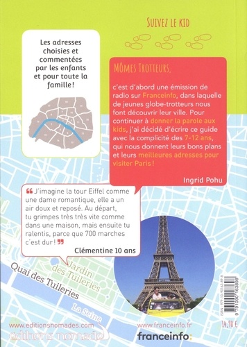 Mômes trotteurs Paris. Le premier guide de voyage fait par les 7-12 ans !
