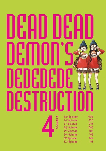 Dead dead dead demon's dededede destruction Tome 4