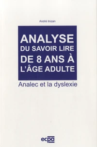 Analyse du savoir lire de 8 ans à l'âge adulte