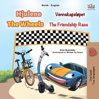  Inna Nusinsky et  KidKiddos Books - Hjulene Vennskapsløpet The Wheels The Friendship Race - Norwegian English Bilingual Collection.