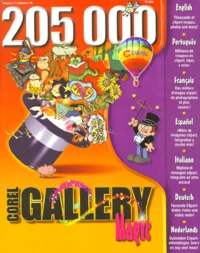 205 000 COREL GALLERY MAGIC. 5 CD-Rom et 2 livres