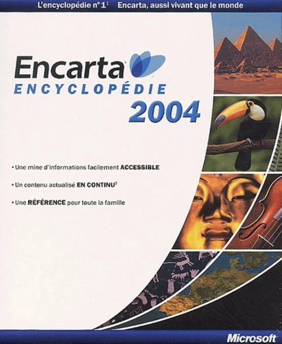  Collectif - Encarta Encyclopédie 2004 - CD-ROM.