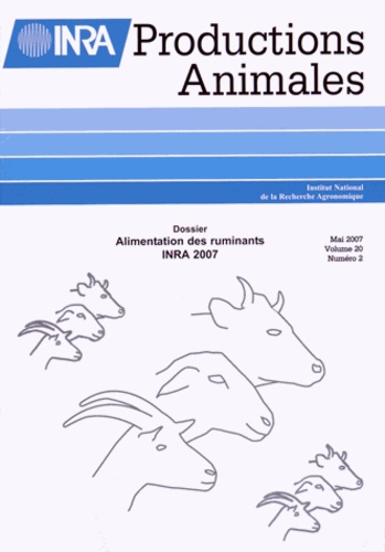 INRA Productions Animales Volume 20 N° 2, Mai 2007 Alimentation des ruminants
