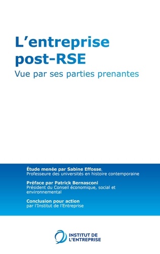 L'entreprise post-RSE - Tome 2. Vue par ses parties prenantes