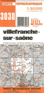  IGN - Villefranche-sur-Saône - 1/50 000.