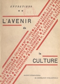  Institut international de coop - Entretiens (2). L'avenir de la culture.