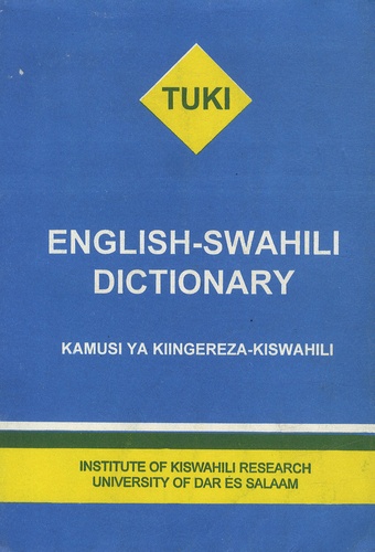  Institute Kiswahili Research - English-Swahili Dictionary - Kamusi Ya Kiingereza-Kiswahili - Edition bilingue anglais-swahili.
