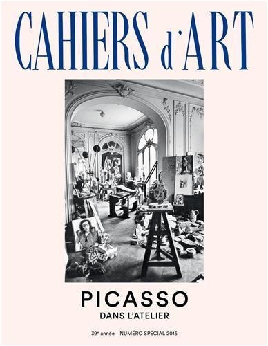  Cahiers d'art - Picasso dans son atelier.