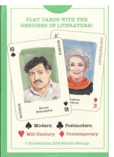 Writers Genius. Playing Cards