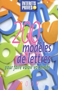 200 modèles de lettres