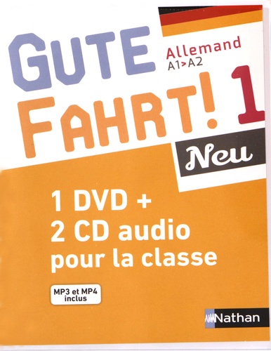 Jean-Pierre Bernardy - Allemand A1-A2 Gute Fahrt! 1 Neu. 1 DVD + 2 CD audio