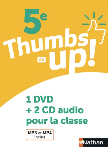 Anglais 5e A2 Thumbs up!  avec 1 DVD + 2 CD audio
