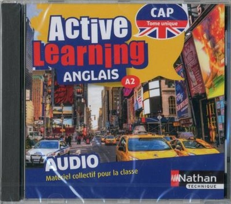  Nathan - Anglais CAP A2 Tome unique Active learning. 1 CD audio MP3