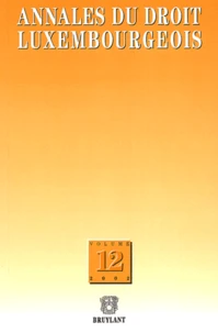 Annales du droit luxembourgeois N° 12/2002