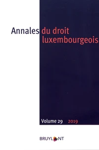 Annales du droit luxembourgeois N° 29/2019