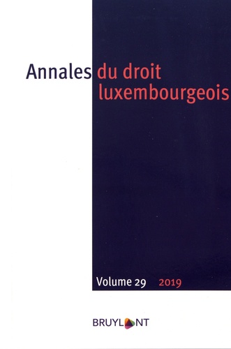 Annales du droit luxembourgeois N° 29/2019