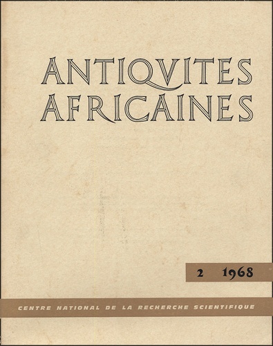 Georges Souville - Antiquités africaines N° 2/1968 : .