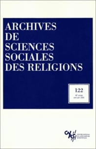  CNRS - Archives de sciences sociales des religions N°122 avr-juin 2002 : .