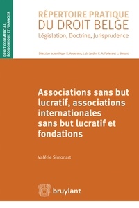 Valérie Simonart - Associations sans but lucratif, associations internationales sans but lucratif et fondations.