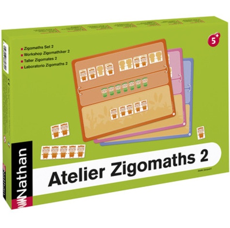 André Jacquart - Atelier zigomaths 2 - Les nombres de 7 à 12 : composer et décomposer les quantités - pour 2 enfants.