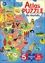 Atlas Puzzle du monde. 5 puzzles de 54 pièces